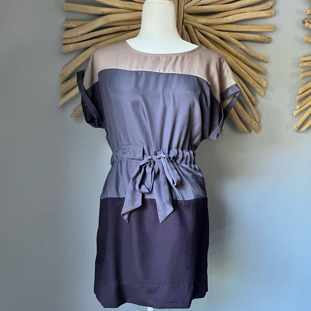 Short sleeve multi-color dress - Size S
